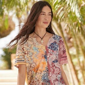 Sundance flowered tee worn once!